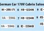 1:35 German Car 170V Cabrio Saloon (incl. 2 fig.)