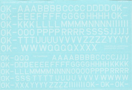 1:48 Písmena na kluzáky (bílá)