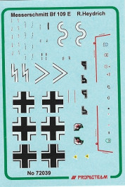 1:72 Messerschmitt Bf 109E - Reinhard Heydrich (base Wangerooge - June 1941)