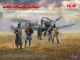 1:48 Luftwaffe WWII Airfield (2 Kits & 7 Figures)