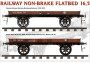 1:35 Railway Non-brake Flatbed 16,5t