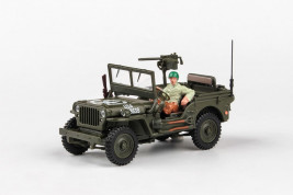 1:43 1/4 Ton Military Vehicle with Gun – U.S. Version 2