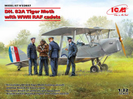 1:32 de Havilland DH.82a Tiger Moth w/ RAF Cadets