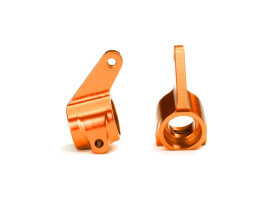 1:10 Traxxas Drag Slash TQi: Těhlice přední hliníková, oranžová (1 pár)