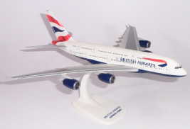 1:250 Airbus A380-841, British Airways, United Kingdom Union Jack Colors (Snap-Fit)