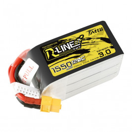 GENS ACE LIPO TATTU R-Line FPV serie - 6S 1550mAh 22.2V 6S1P (120C) Version 3.0