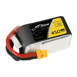 Gens Ace LiPo Tattu Serie - 4S 450mAh 14.8V 4S1P (75C) XT30