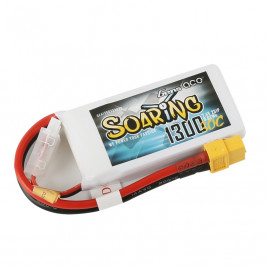 Gens ACE Soaring LiPo - 2S 1300mAh 7.4V 2S1P (30C) XT60 Plug