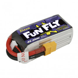 TATTU FunFly LiPo Series – 4S 1300mAh 14.8V 4S1P (100C) XT60 Plug