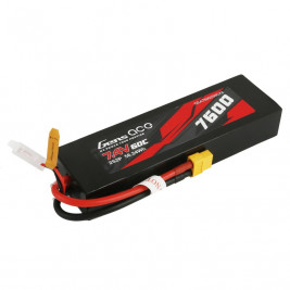 GENS ACE LiPo - 2S 7600mAh 7.4V 2S2P (60C) XT60 Plug