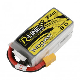 GENS ACE LIPO TATTU R-Line FPV serie - 6S 1400mAh 22.2V 6S1P (120C) Version 3.0