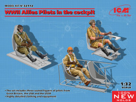 1:32 Allies Pilots WWII in the Cockpit