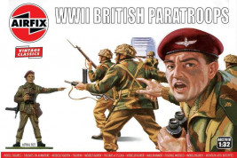 1:32 WWII British Paratroops (Classic Kit VINTAGE)