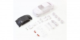 Mini-Z: Subaru Impreza WRC 2002 White Body Set w/ Rim for AWD