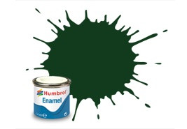 Barva Humbrol emailová č. 003 – Brunswick Green Gloss (14 ml)