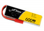 Gens ACE LiPo - 1S 600mAh 3.7V 1S1P (30C) JST Plug