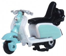 1:76 Scooter Blue and White