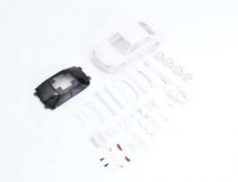 Mini-Z: Subaru Impreza WRX 2002 White Body Set w/ Rim for AWD (Unpainted)