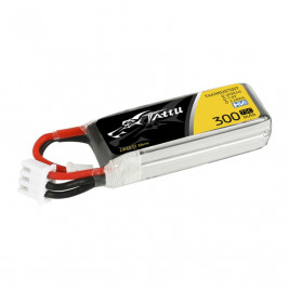 GENS ACE LiPo TATTU serie - 2S 300mAh 7.6V 2S1P HV (75C) JST-PHR Plug