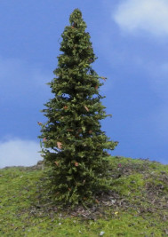 Modelářský strom – smrk, výška 9–11 cm
