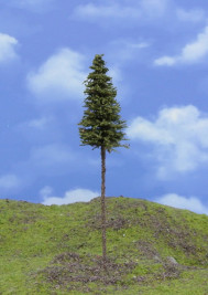 Modelářský strom – smrk s kmenem, výška 14–15 cm