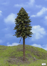 Modelářský strom – smrk s kmenem, výška 20–22 cm