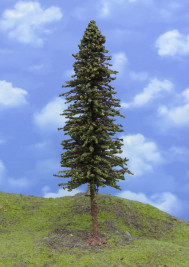 Modelářský strom – smrk s kmenem TOP, výška 24–27 cm