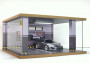 PN Racing PNR 1/28 Scale Realistic Car Garage 2 Parking Space