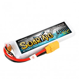 Gens ACE Soaring LiPo - 2S 4000mAh 7.4V 2S1P (30C) XT90 Plug
