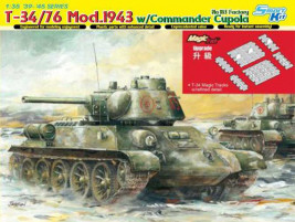 1:35 T-34/76 Mod.1943 w/ Commander Cupola No.183 Factory