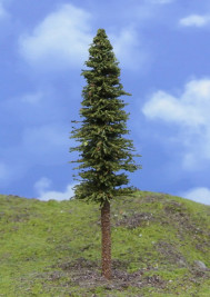 Modelářský strom – smrk s kmenem, výška 14–15 cm
