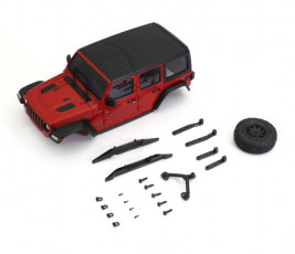 Mini-Z 4x4: Karoserie Jeep Wrangler Unlimited Rubicon MX01 (Firecracker Red)