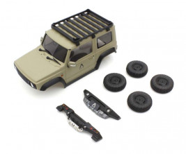 Mini-Z 4x4: Karoserie Suzuki Jimny APIO TS4 (Khaki)