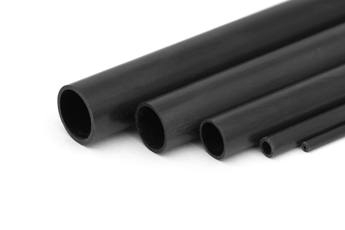Produkt anzeigen - Kohlenstoff (Carbon) Rohr 5x3x1000 mm