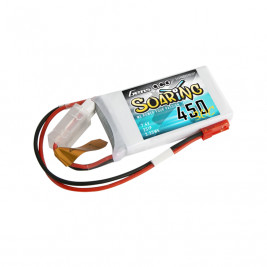 Gens ACE Soaring LiPo - 2S 450mAh 7.4V 2S1P (30C) JST-SYP Plug