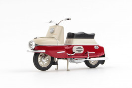 1:18 ČZ 175/501 (1958) – tmavě červená / světle šedá