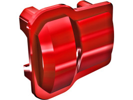 1:18 Traxxas TRX-4M: Kryt rozvodovky hliníkový červeně eloxovaný (2)