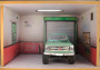PN Racing SCX24 1/24 Scale Realistic Off-Road Truck Garage 2 Parking Space