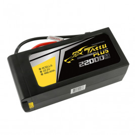 Gens Ace Tattu Plus LiPo - 6S 22000mAh 22,2V 6S1P (25C) HardCase AS150+XT150 Plug