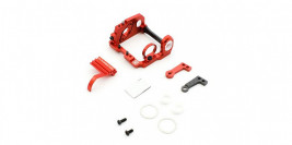 Mini-Z: MML hliníkový držák motoru pro MR-03W/MM 98mm (Red Limited)