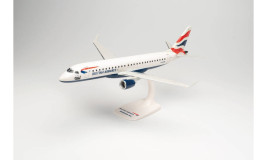 1:100 Embraer ERJ-190SR (ERJ-190-100 SR) British Airways / BA Cityflyer, ″United Kingdom-Union″ (Snap-Fit)