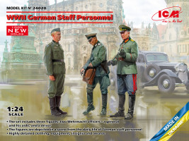 1:24 German Staff Personnel WWII