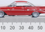 1:87 Pontiac Bonneville Mandalay Red Coupe 1959