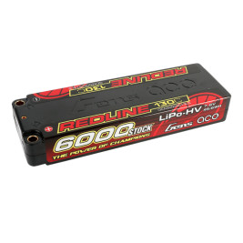 GENS ACE LiPo Redline Series - 2S 6000mAh 7,6V High Voltage 2S2P (130C)