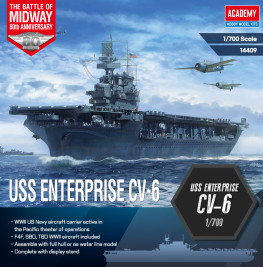 1:700 USS Enterprise CV-6 ″Battle of Midway″