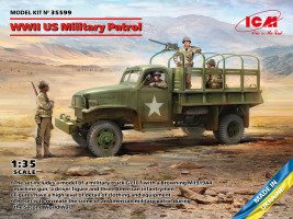 1:35 US Military Patrol WWII (G7107 w/ MG M1919A4)