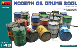 1:48 Modern Oil Drums 200L