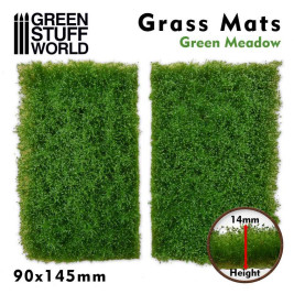 Grass Mat Cutouts – Green Meadow 90x145 mm
