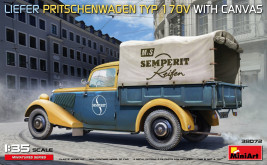 1:35 Liefer Pritschenwagen Typ 170V w/ Canvas