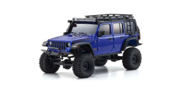Mini-Z 4x4 Jeep Wrangler Rubicon w/ Acc. (Blue Metallic)
